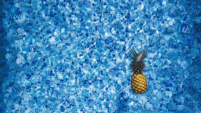 2018 Trends in Digital Banking - Pineapple floating in water