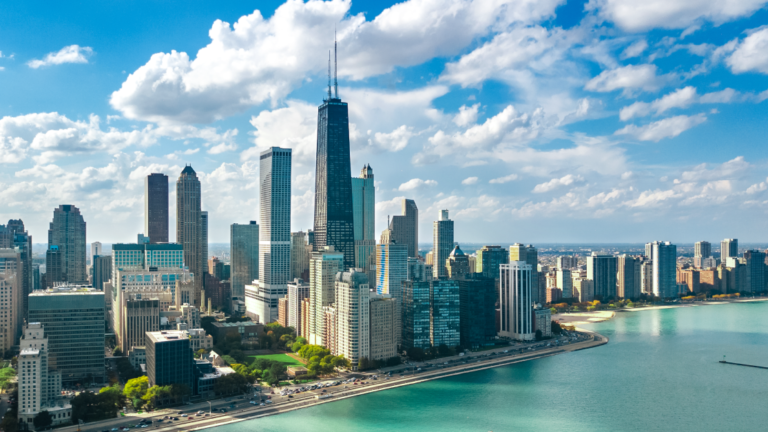 Chicago Blue Skyline