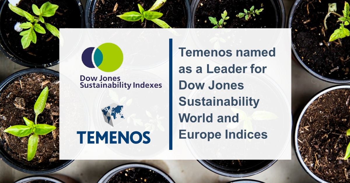 Temenos Named a Leader in the Dow Jones Sustainability World and Europe Indices
