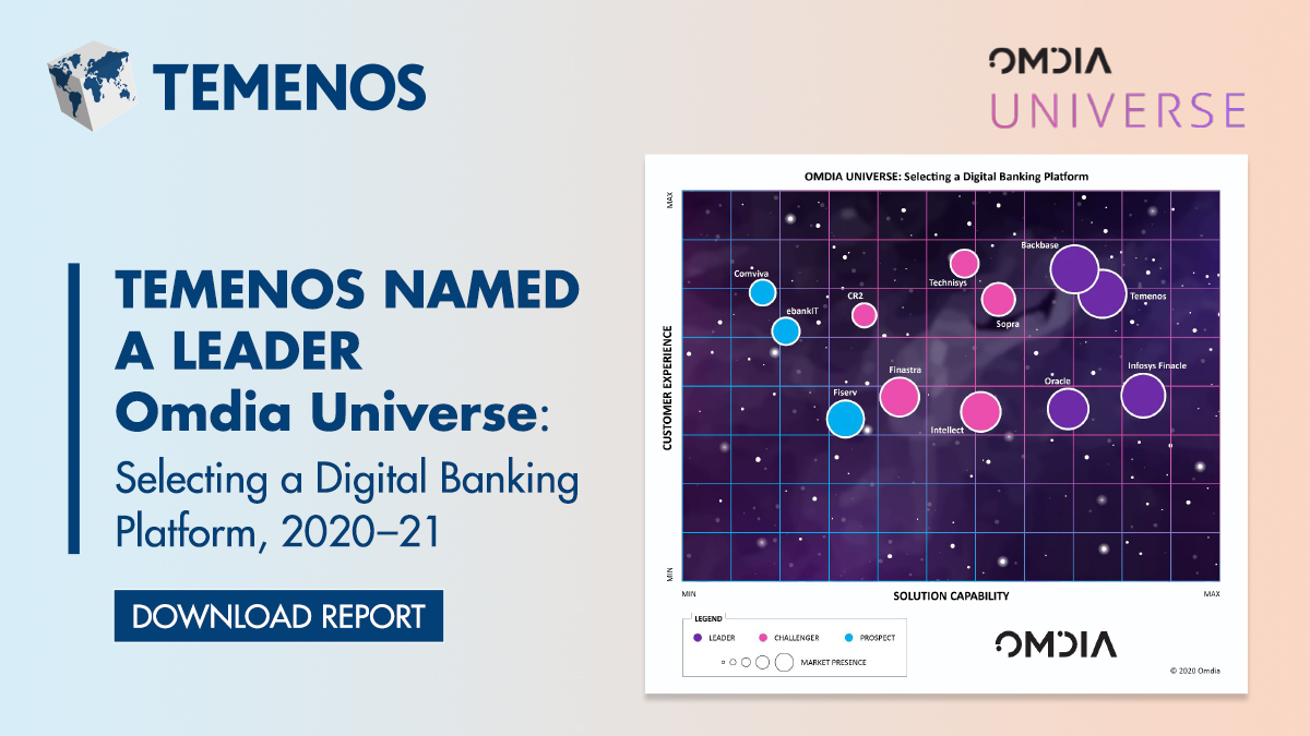Temenos Recognized as a Market Leader in Omdia’s Digital Banking Platform Report