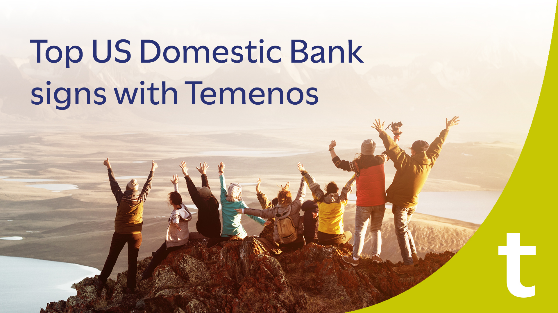 Ad hoc - Top US Domestic Bank Signs with Temenos for Core System Transformation on the Temenos Banking Cloud