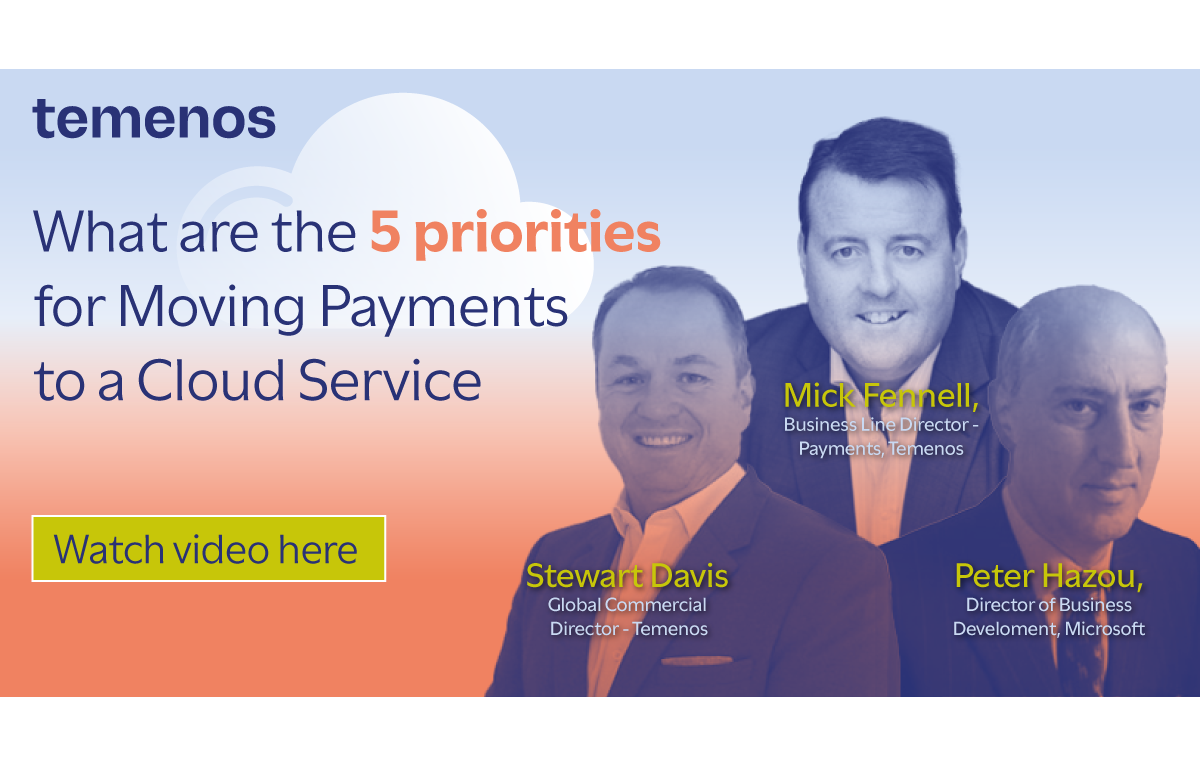 What are the 5 priorities for moving Payments to a Cloud Service?