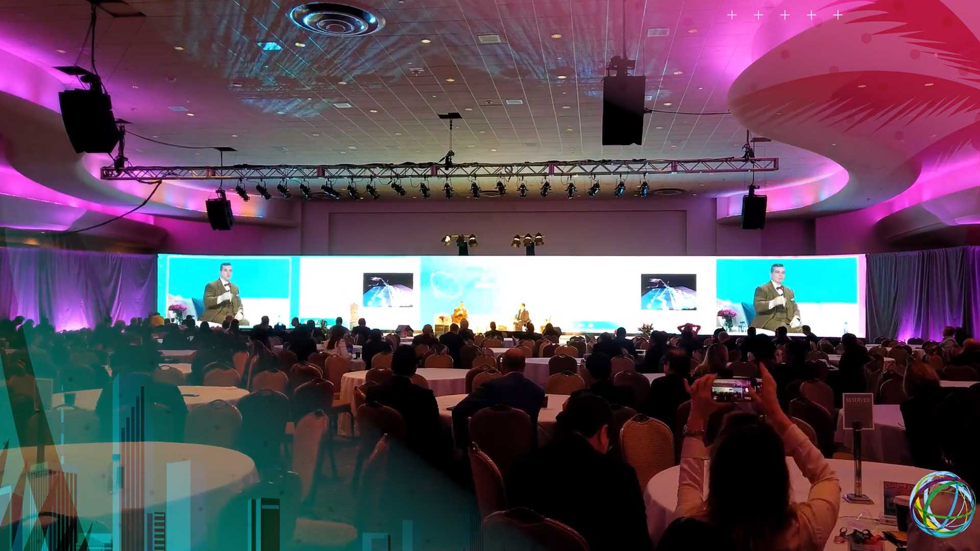 Speaker presentation at previous Felaban event