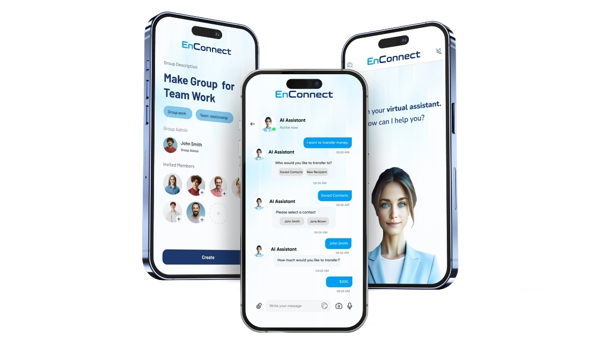 EnConnect view on mobile Screenshot