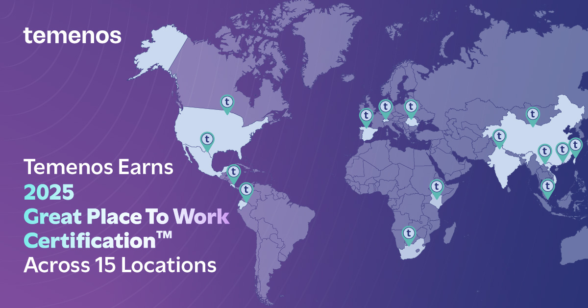 Temenos Earns 2025 Great Place To Work Certification™ Across 15 Locations