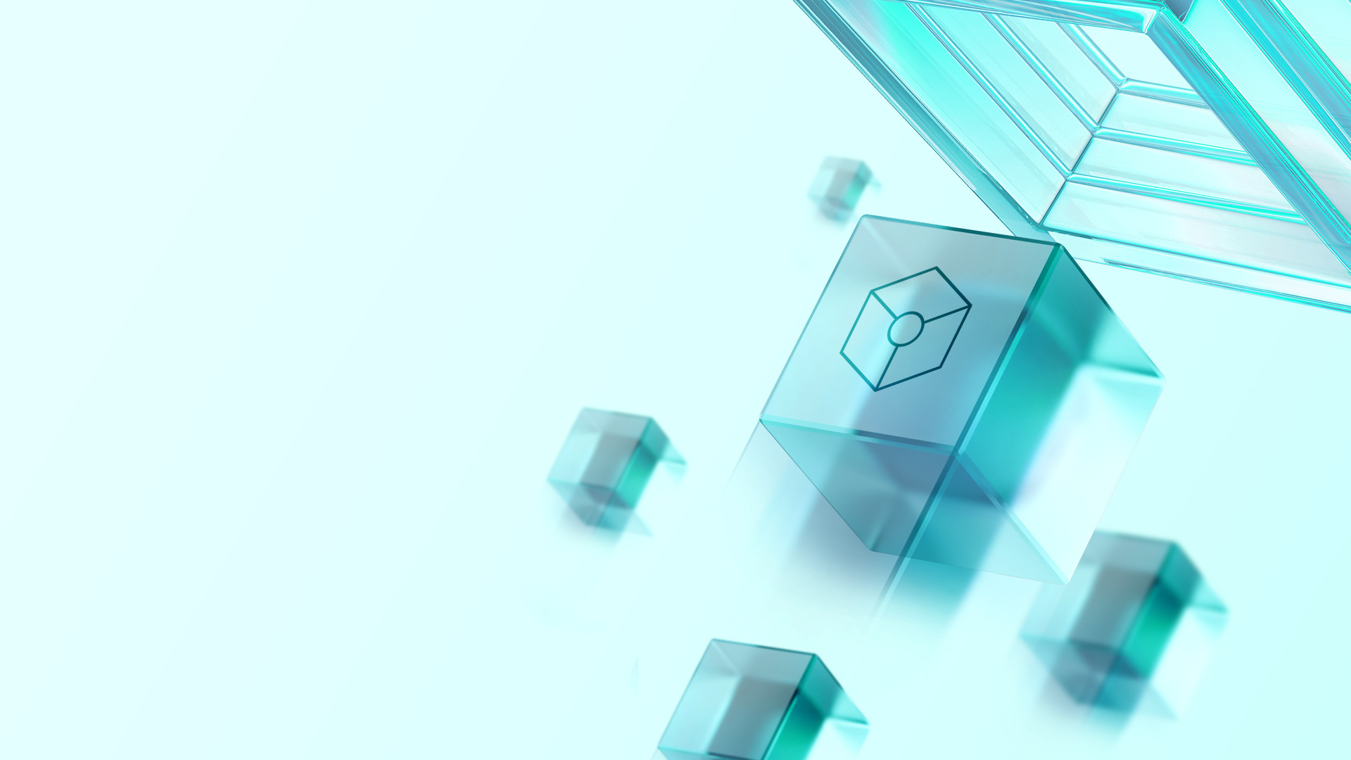 Core banking glass cubes