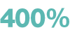 400%