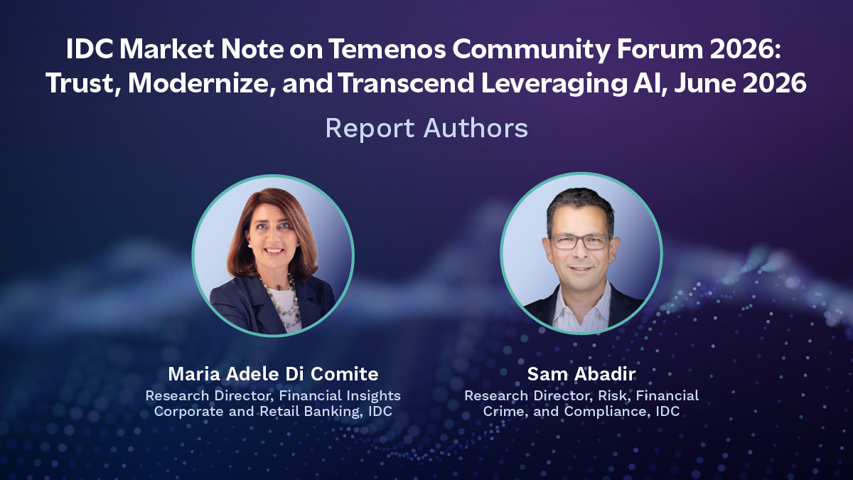 IDC Market Note on Temenos Community Forum 2026