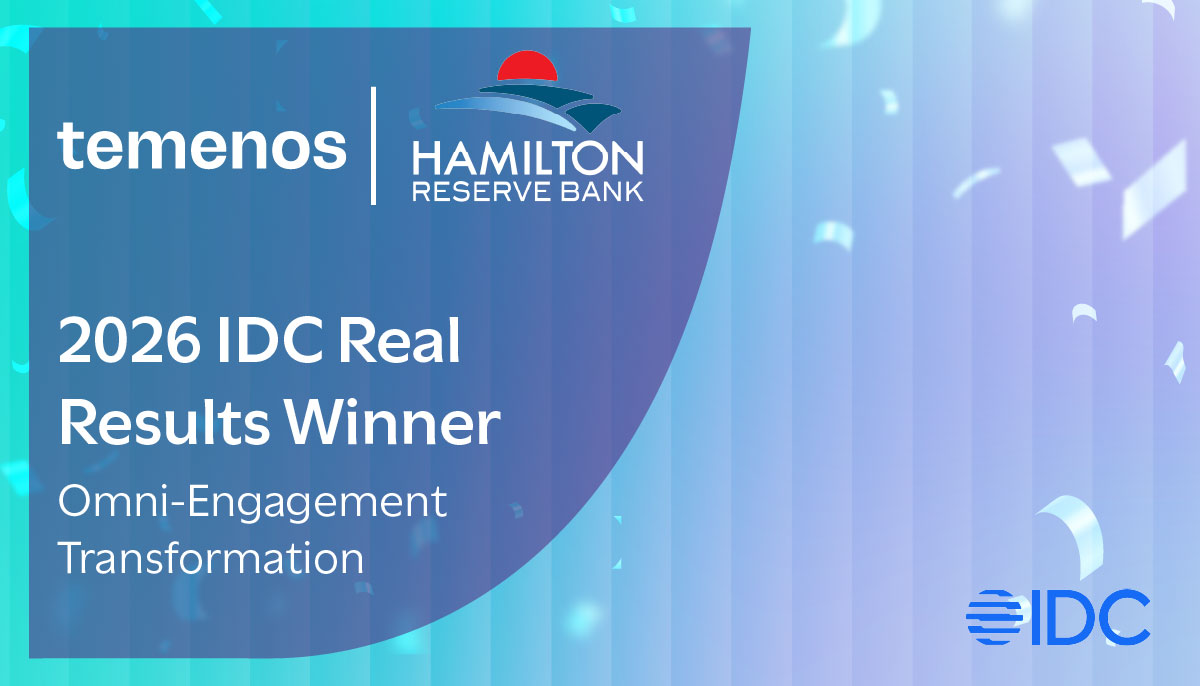 Temenos Named 2026 IDC Real Results Winner with Hamilton Reserve Bank